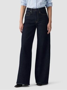 Levi's 728 Dark Indigo High-Rise Wide Leg Jean